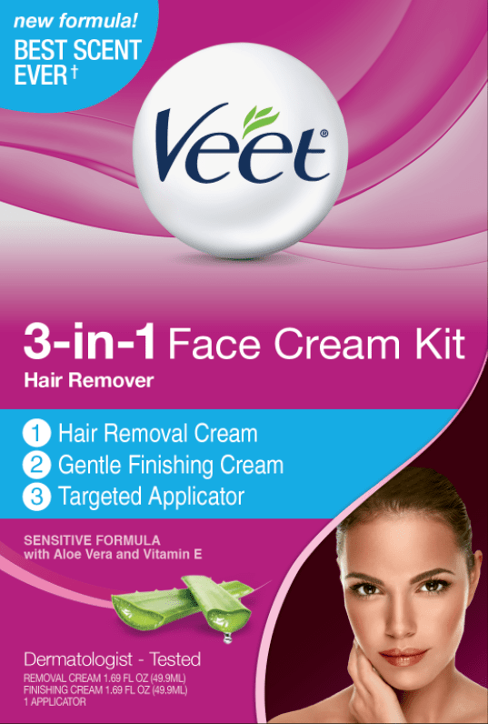 VEET® 3in1 Facial Hair Cream Kit Hair Removal Cream